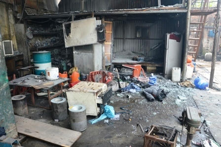 Toàn cảnh vụ kho chứa cồn ở Văn Điển bốc cháy, nhiều hàng hóa bị thiêu rụi  